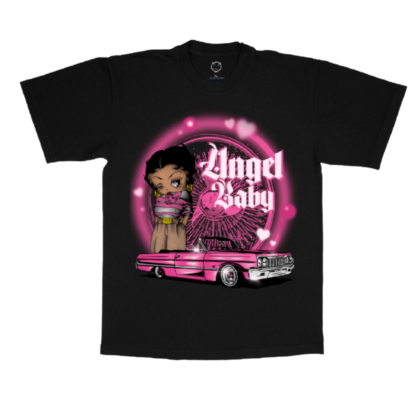 Angel Baby Black T shirt