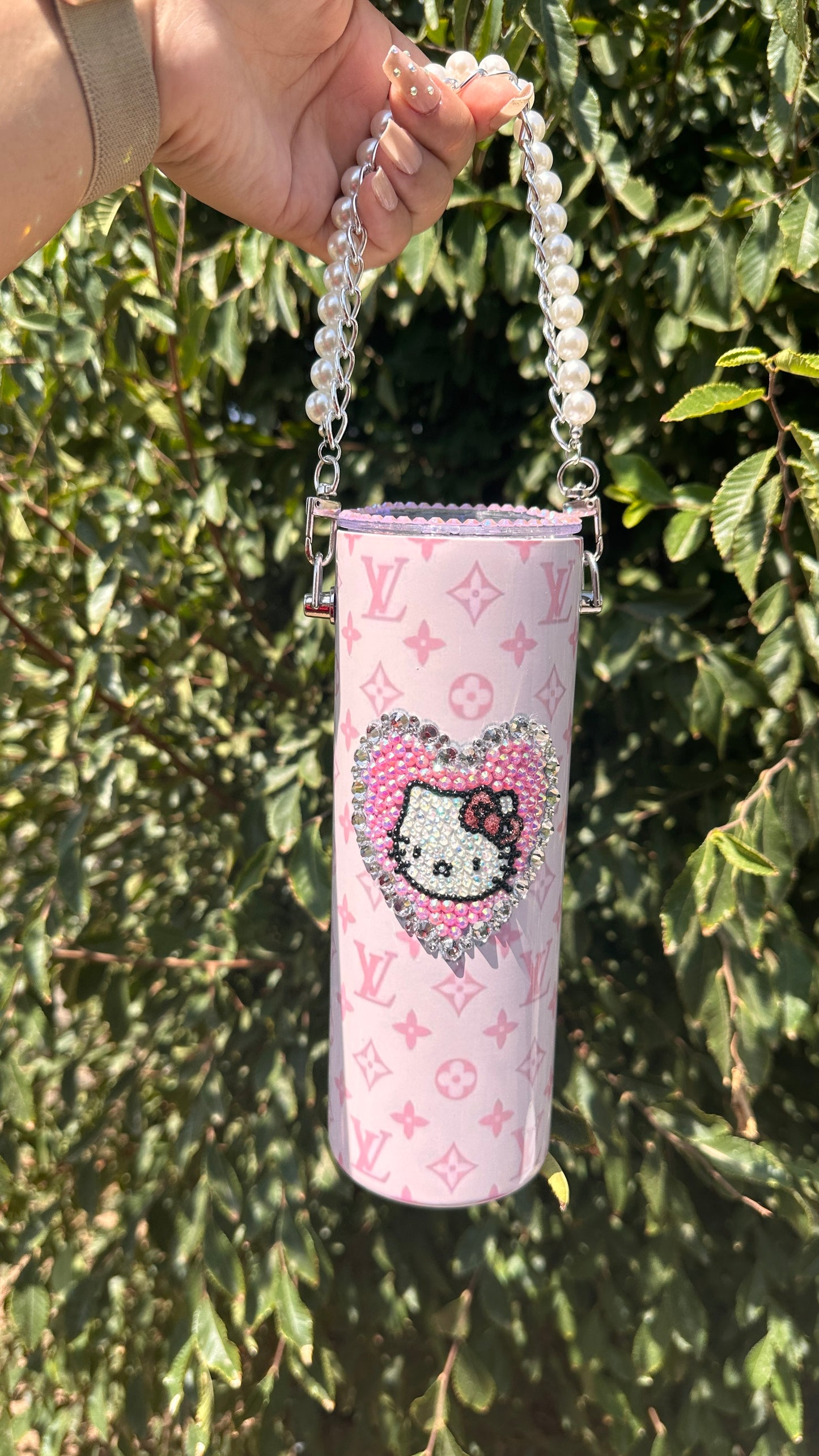 Kitty Purse Cup - Pink LV